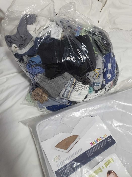 Patut pliant bebe JuJu + sac hainute bebe