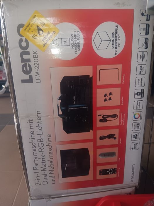 Sistem de petrecere 2-in 1 fum și lumini