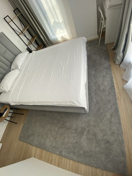 Covor stoense fir scurt 200*300 cm gri Ikea
