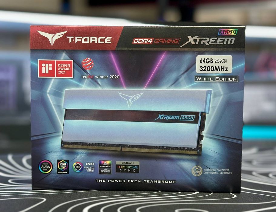 T-Force XTREEM DDR4 2X32GB 3200MHz CL 16-18