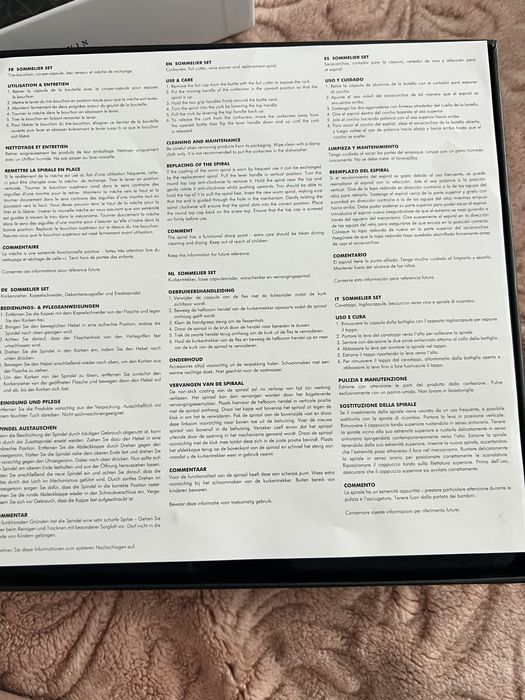 Set somelier L’atelier du Vin