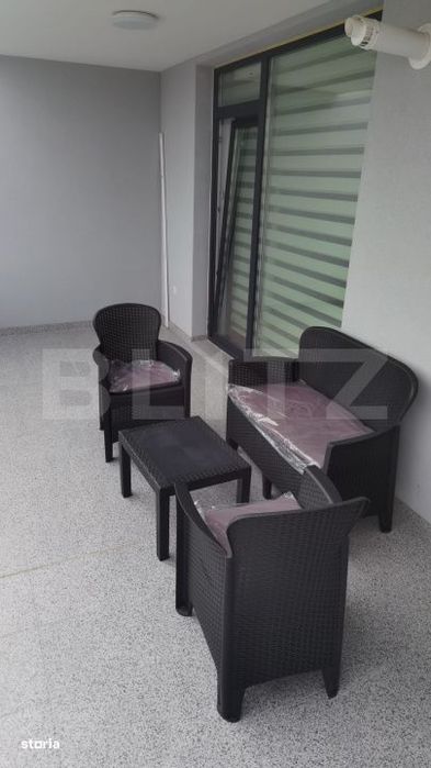 Apartament cu doua camere de inchiriat, 51 mp, in bloc nou