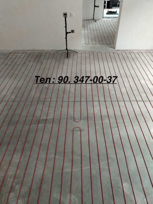 Тёплый Пол под Кафель, в Стяжку, Наливной пол Гарантия 50 лет!