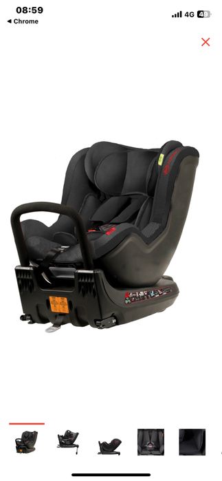 Детское автокресло Heyner MultiFix Twist 0/1 (до 18 кг) черный