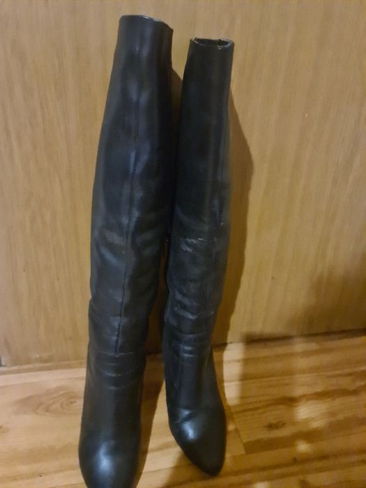Черни дамски ботуши