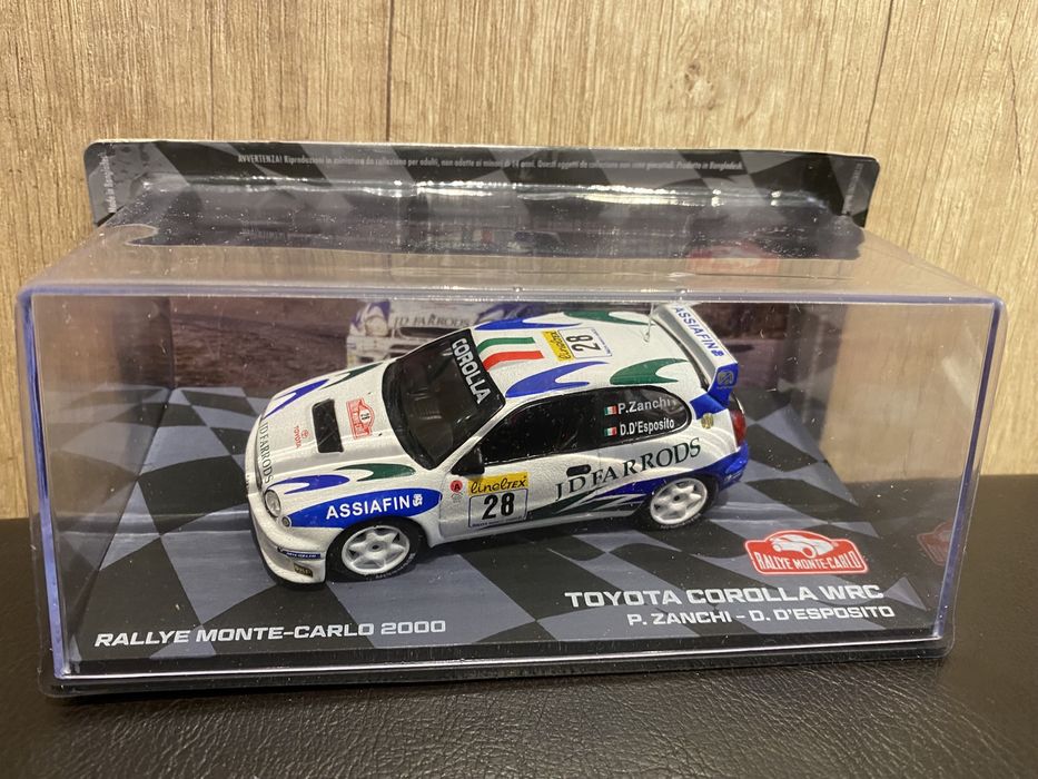 TOYOTA COROLLA WRC machetă auto rally scara 1:43