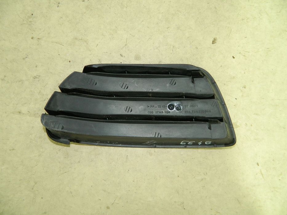Grila bara fata partea dreapta, Fiat Punto, 2003, 2004, 2005, 2006,, 735320944