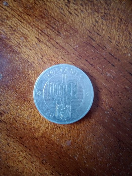 Monedă 1000 lei 2001 – Constantin Brâncoveanu – stare foarte bună