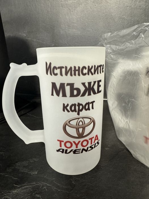 Стъклена халба Toyota