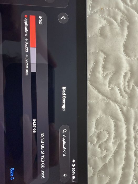 Ipad 8th gen 128gb Baterie in state excelenta Ca noua
