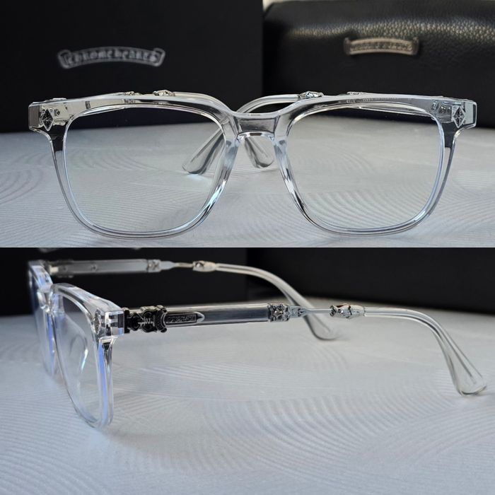 Очила за компютър Диоптрични рамки прозрачни слънчеви chrome hearts