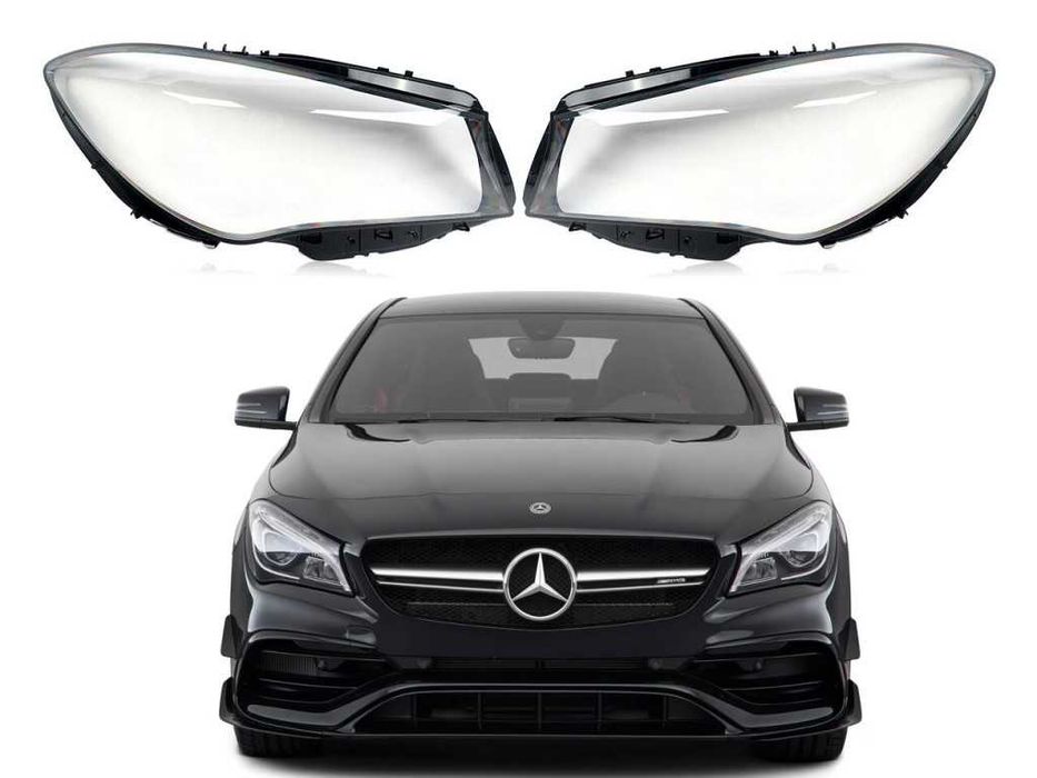 Стъкла за фарове на Mercedes CLA C117 Facelift (2017-2019)  555