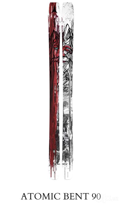 Лыжи Atomic Bent 90 (2024) + Atomic N STRIVE 12 GW