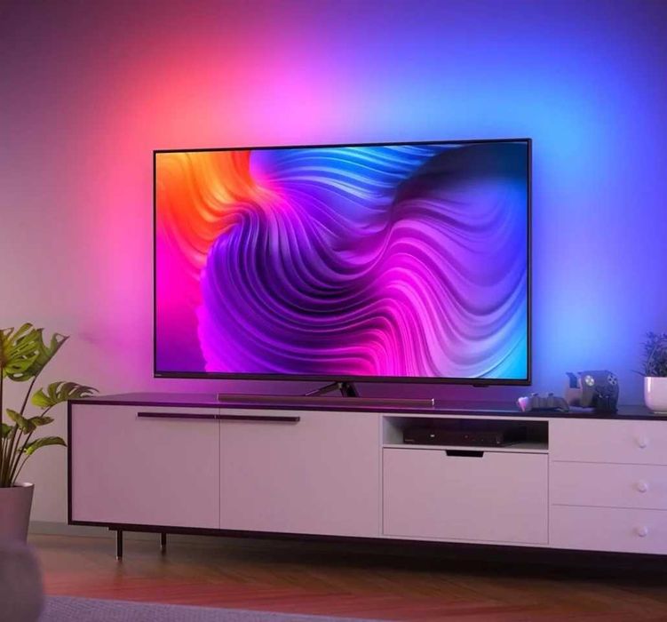 Амбиентно осветление за ТЕЛЕВИЗОР, синхронизираща се LED лента с ЕКРАН