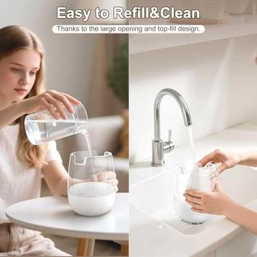 Нов USB овлажнител за въздух спалня 1.8L студена мъгла с 2 дюзи и нощна лампа