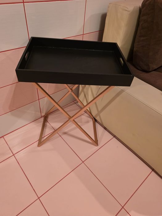Masuta cafea pliabila cu tava detasabila