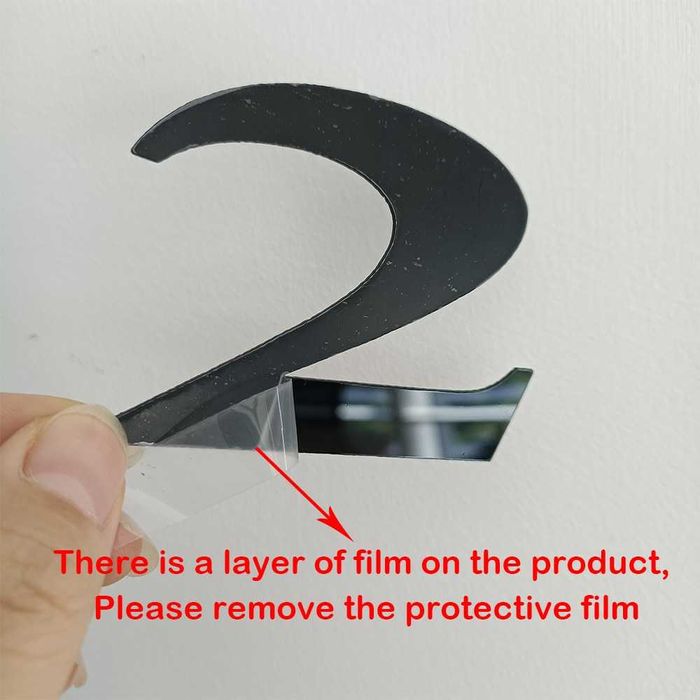 3D Стенен часовник .Направи си сам, акрилни черни стикери.