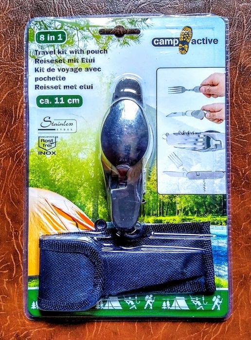 Briceag Inox Camp Active 8 in 1 sigilat