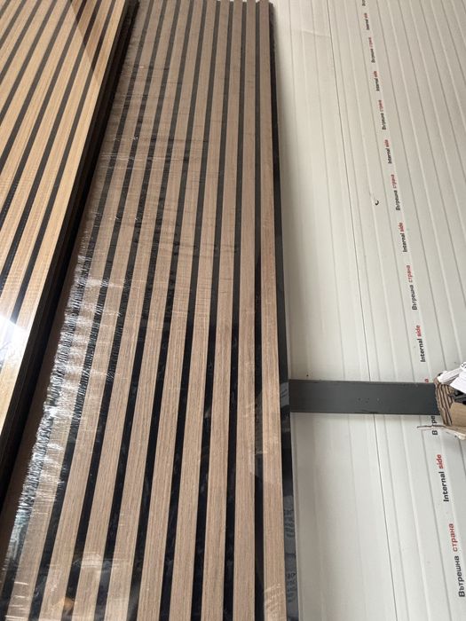 MDF ламперия растер. Стенен шумоизолиращ панел