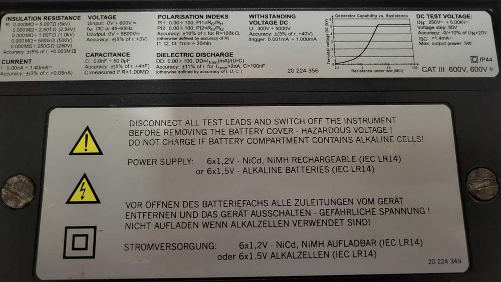 Metrel MI2077 TeraOhm 5kV - megohmetru 5kV