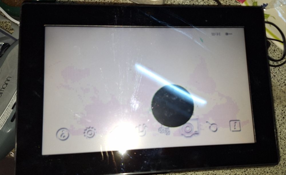 Ramă foto digitală Aluratek