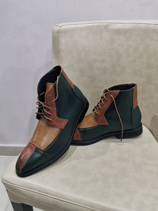 Pantofi ghete piele naturală 42