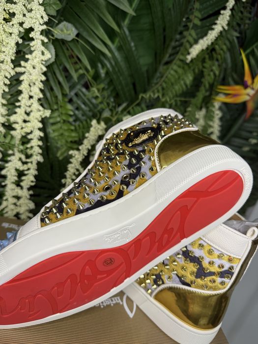 Christian Louboutin High Gold Steel Spikes