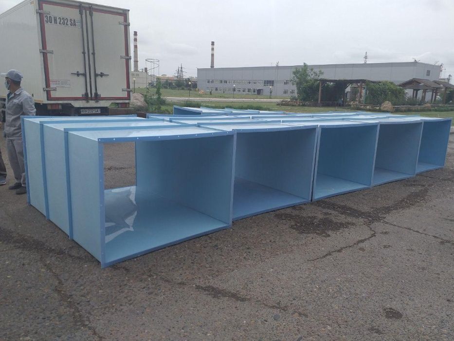 Вентиляция, воздуховоды из полипропилена для промышленной вентиляции