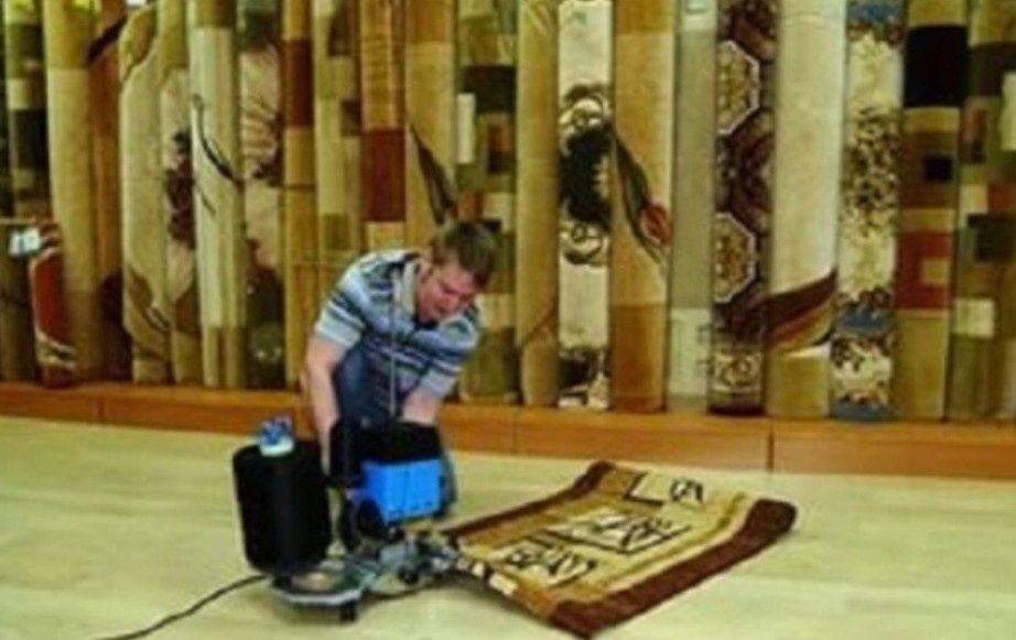 Оверлок ковров и монтаж