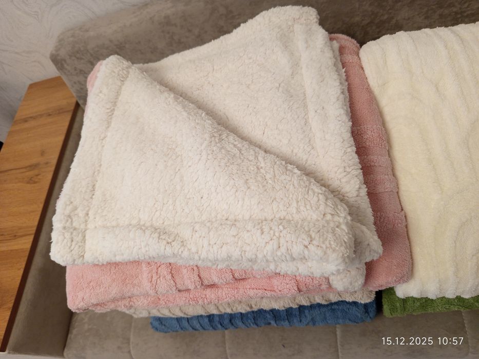 2 kiwili 2 tomonlama barawka pledlar, 5xil rangi bor