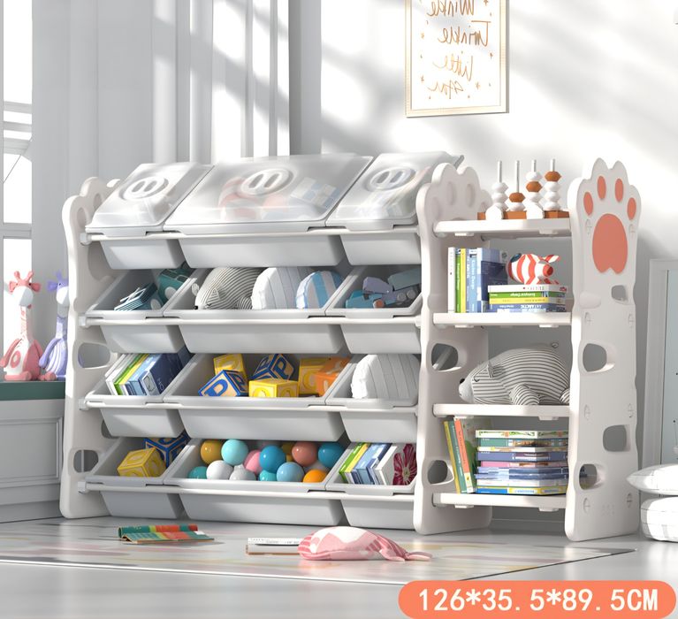 Стеллаж комод для игрушек и книг