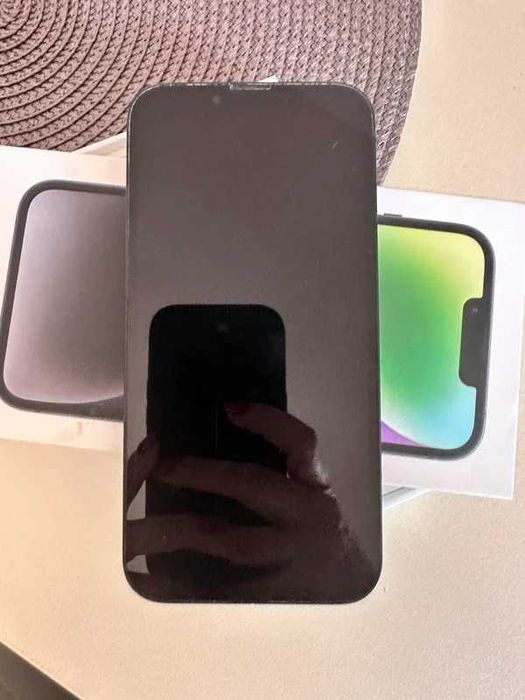 iPhone 14 128GB Midnight - Impecabil - Cutie și Accesorii
