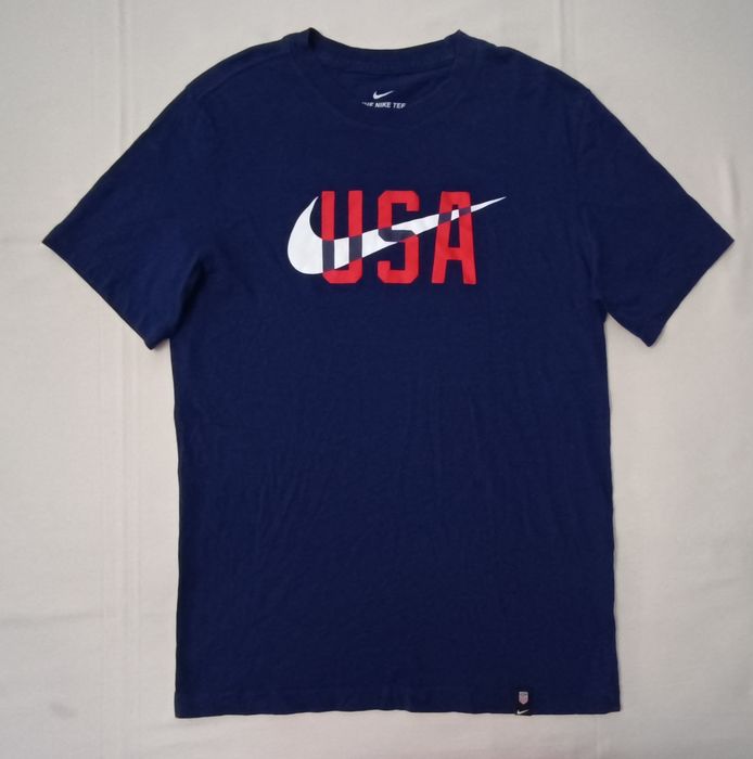 Nike Sportswear USA Tee оригинална тениска S Найк САЩ памук спорт фланелка