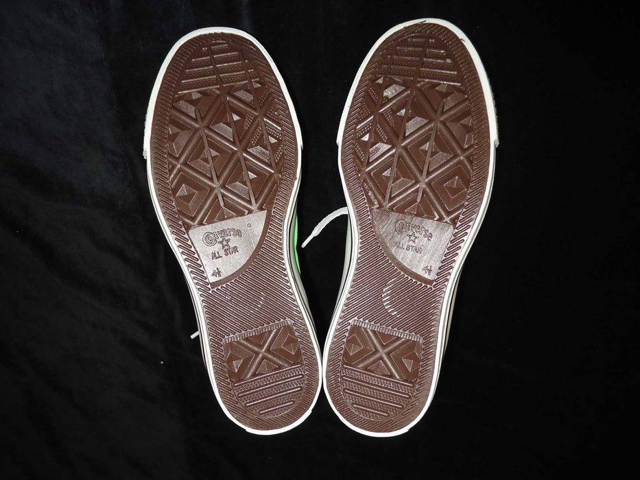 Bascheti verde neon ghete sport tenisi dama Converse