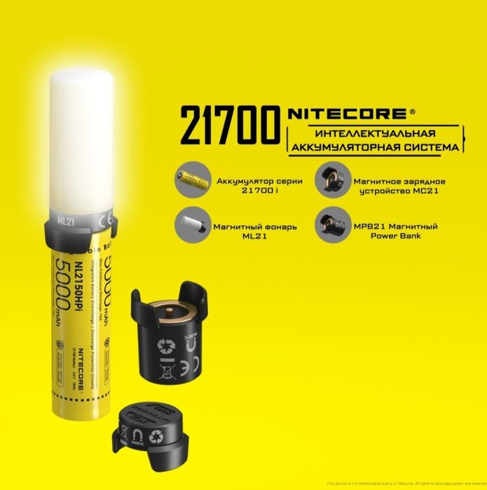 Продам Фонарик Nitecore 21700 Торга Нет!