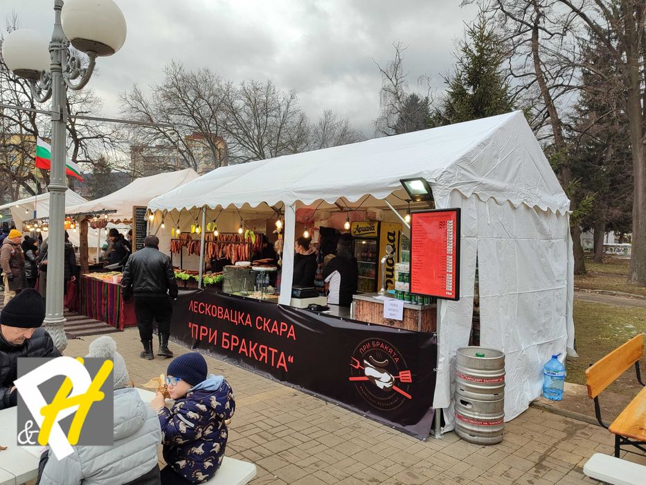 Здрави шатри за панаири, изложения и пазари