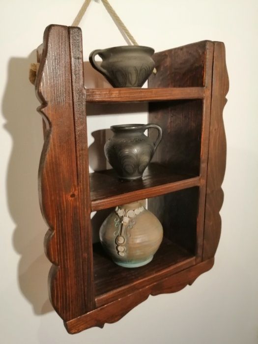 Vand etajera rustica