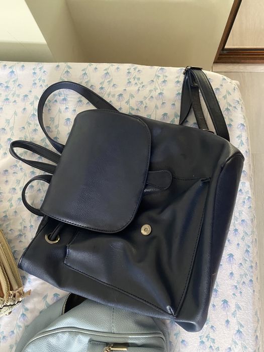 Дамска раница синя