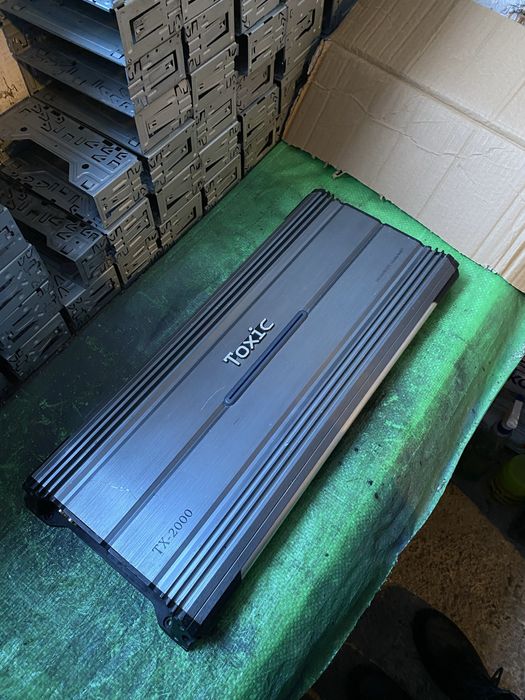 TOXIC (Черепа) -Качествен и Мощен 2 канален авто бас усилвател за кола