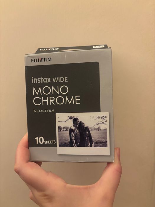 Instax Wide Monochrome Film - Black (Pack of 10)