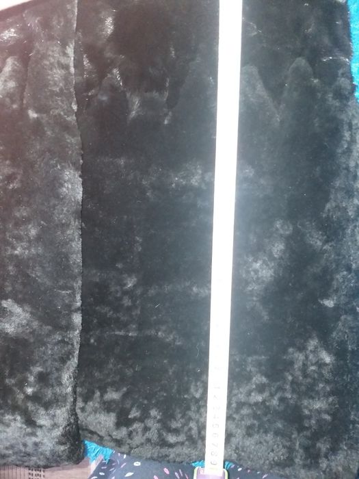 Шуба мутон с норкой