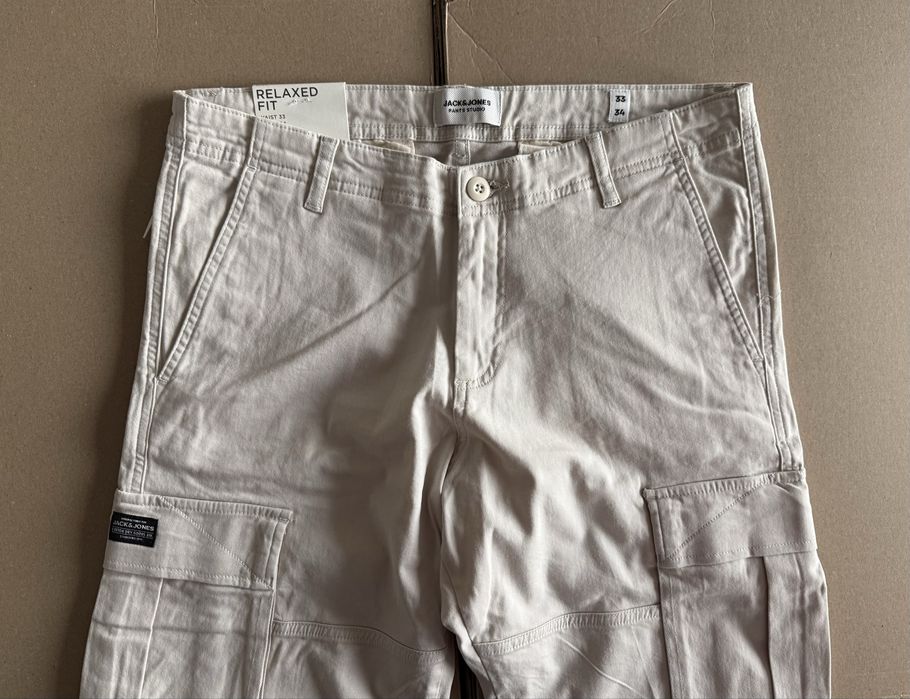 Jack & Jones Relaxed Fit Cargo ОРИГИНАЛНИ мъжки карго панталони 33/36