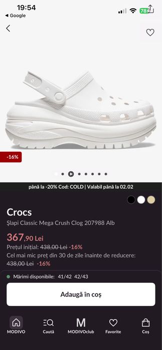 Papuci crocs, noi, originali