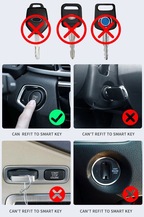 Cheie LCD smart universala model CF568 cu design potrivit pt. BMW,
