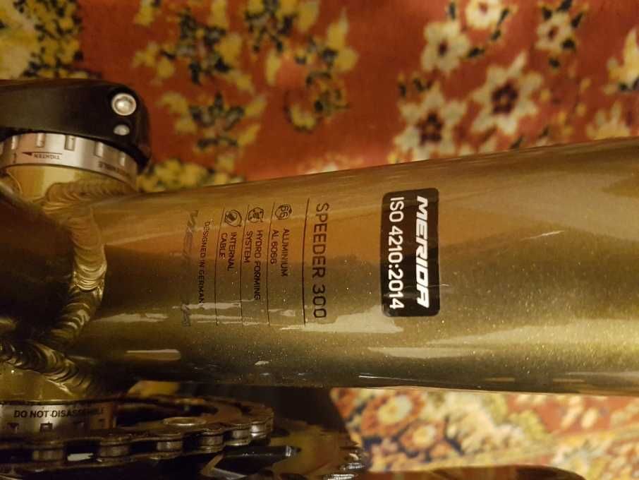 Bicicleta Merida Speeder 300 fitness bike 2x10 Tiagra cadru cursieră