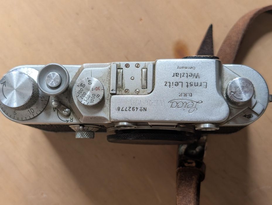 Camera foto Leitz Leica IIIF (anii '50) si husa originala