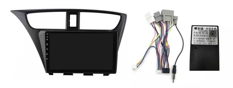 NAVIGATIE Android 14 Honda CIVIC 2012-2017 1/8 Gb Waze CarPlay +CAMERA