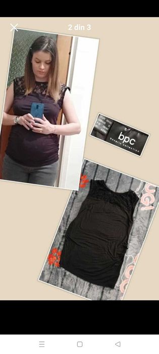 Fusta C&A & bluza gravide