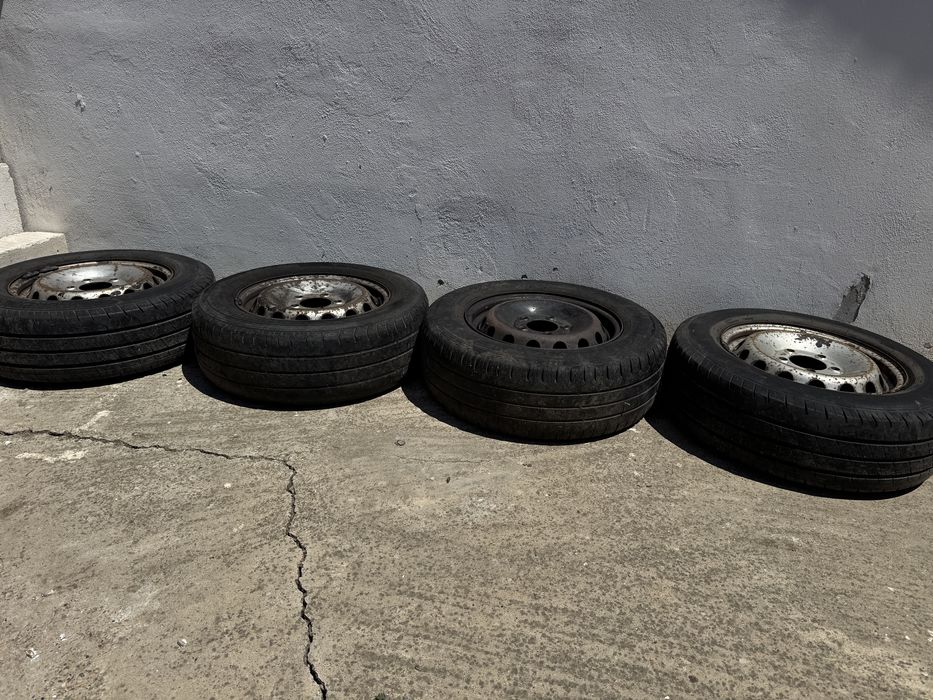 Set Roti pe 16 cu cauciucuri C de greutate renault master, opel movano, nissan nv400