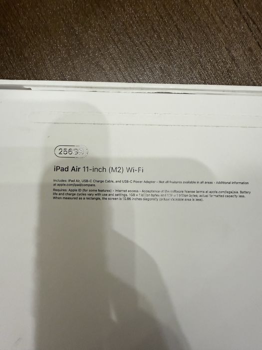 ipad air 11-inch (m2) wi-fi